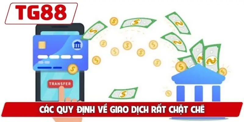 Điều Khoản Điều Kiện TG88 - Các Chuẩn Mực Khi Tham Gia Cược 6 Các quy định về giao dịch rất chặt chẽ