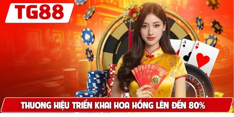Đại Lý Chính Thức TG88 - Cơ Hội Kinh Doanh Lợi Nhuận Cao 6 Thương hiệu triển khai hoa hồng lên đến 80%